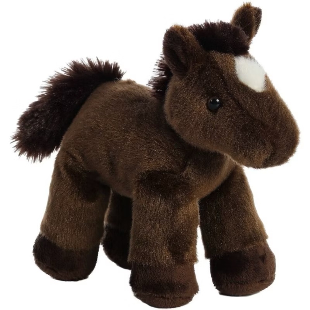 Aurora Mini Flopsie Chestnut Horse Plush